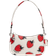 Coach Swinger Bag 20 With Strawberry Print - Silver/Chalk Multi