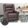YODOLLA Faux Leather Brown Armchair 40"