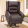 YODOLLA Faux Leather Brown Armchair 40"