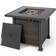 Costway Fire Pit Table with Lava Rocks