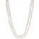 Effy Double Strand Necklace - Silver/Pearls