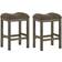 Furniture of America Gorse Chestnut Seating Stool 26" 2pcs