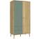 Strong Whenua Mauvella Oak/Sage Green Kleiderschrank 94x186cm