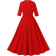 Shein Clasi Plus Size Splice Polka Dot Pattern Square Neckline Cinched Waist Dress