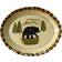 HiEnd Accents Paseo Road Rustic Bear Serving Dish