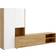 Ainos Oak Nodi/White Fernsehschrank 145x43cm