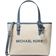 Michael Kors Jet Set Travel Extra Small Canvas Top Zip Tote Bag - Denim