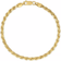 Esquire Rope Chain Bracelet - Gold
