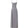 Milla Boudoir Silk Slip Dress - Silver