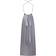 Milla Boudoir Silk Slip Dress - Silver