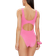 Calvin Klein CK Texture Cut Out Swimsuit - Ball Pink