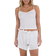 Neo Noir Lindsay Pointelle Top - White