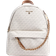 Michael Kors Slater Medium Logo Backpack - Vanilla/Acorn