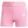 Adidas Women's Hyperglam 3" Leggings - Bliss Pink/White