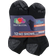 Fruit of the Loom Men's Dual Defense No Show Sock 12-pack - Black