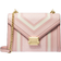 Michael Kors Whitney Medium Color Block and Signature Logo Shoulder Bag - Pwd Blsh Mlt