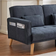 Simplie Fun Convertible Sectional Grey Sofa 67"
