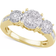 Macy's Engagement Ring - Gold/Diamonds