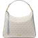 Michael Kors Laney Large Signature Logo Hobo Shoulder Bag - Pale Blue Multi