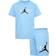 Nike Kid's Jordan Sustainable Shorts Set - Aquarius Blue