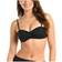 La Blanca Island Goddess Twist Bandeau Bikini Bra Top - Black