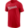 Nike Men's Red Washington Nationals Fuse Wordmark T-shirt