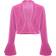 Yeahdor Kid's Velvet Bolero - Hot Pink