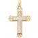 Macy's Ornate Cross Pendant - Gold/Silver