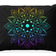 Indusia Design Mandala Rainbow Putetrekk Svart, Multifarget (100x70cm)
