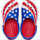 Crocs Kid's Classic American Flag Clog - Multi