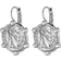 Dyrberg/Kern Como Earrings - Silver/Transparent