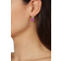 Dyrberg/Kern Louise Earrings - Silver/Pink