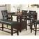 Red Barrel Studio Jenene Faux Marble/Brown Dining Table 40x60"