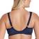 Miss Mary Smooth Lacy T-shirt Bra - Dark Blue