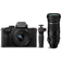 Panasonic Lumix G100D + 12-32mm + 150-600mm + 300-1200mm