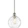 Innovations Lighting Athens Polished Nickel/Clear Water Glass Pendant Lamp 8"