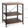 Costway Bakers Rack Rustic Brown Trolley Table 16x23.5"