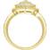 Macy's Heart Cluster Ring - Gold/Diamonds