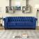 House of Hampton Abdulhameed Light Blue Sofa 82" 2pcs 5 Seater