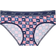 PINK Logo Hiphugger Panty - Optic White Americana Grid Print