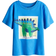 H&M T-shirt mit Print - Knallblau/Dinosaurier (1216652038)