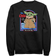 Hot Topic Star Wars The Mandalorian Grogu Unexpected Bounty Sweatshirt - Black