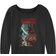 Hot Topic Kid's Star Wars Vader's Castle Slouchy Sweatshirt - Black