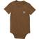 Carhartt Baby Short Sleeve Pocket Bodysuit - Brown