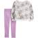 Carter's Girl's Halloween Spiderweb Top & Legging Set 2-piece - Grey/Purple