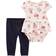 Carter's Baby's Apple Peplum Bodysuit Pant Set 2-piece - Multicolour