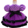 Shein Baby Girl Polka Dot Tulle Dress With Bubble Sleeves And Bow Decoration