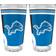 Great American Products Detroit Lions Beer Glass 16fl oz 2pcs