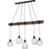 Envostar Various 5 lights Black/Dark Wood Pendelleuchte 35cm