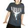 H&M Oversized Printed T-shirt - Dark Gey/Nirvana